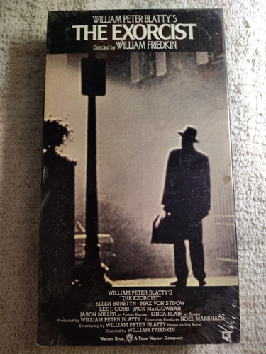 Sealed horror vhs the exorcist - sealed,