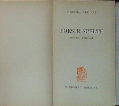 Carducci poesie scelte - carducci,