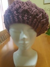 Cappello donna Ragazza in lana Basco Uncinetto Fatto A Mano Caldo