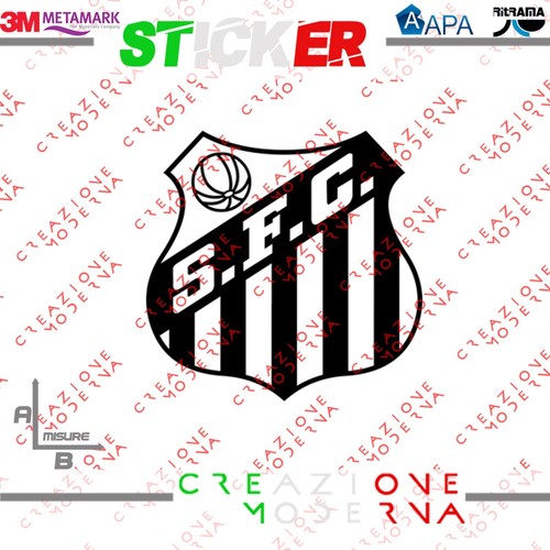 Adesivo sticker logo santos - sticker,