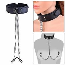 collare sadomaso e pinzette