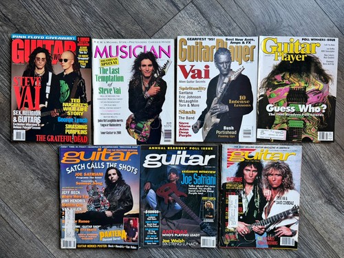 Guitar magazine 7pc lot steve - 7pc,