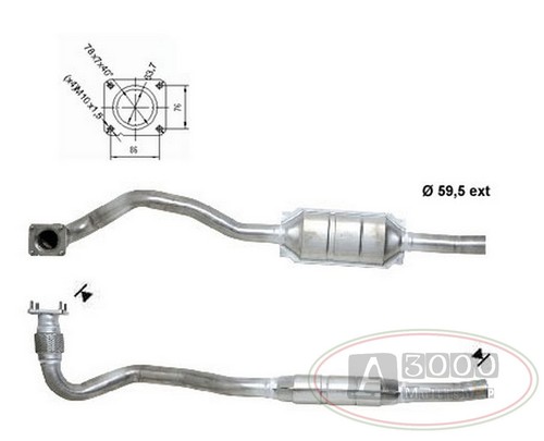 Catalizzatore dfc ford - dfc, transit