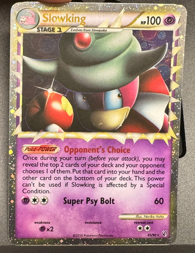 Slowking prime rare hgss - slowking,