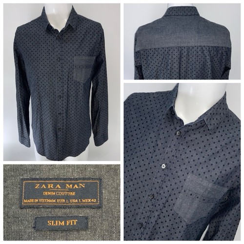 Zara man denim couture - man,