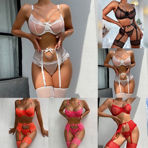 Set lingerie sexy pezzi - 5,