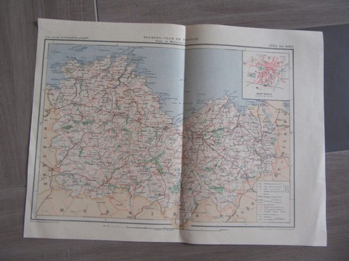 Carte couleurs cotes - couleurs, nord