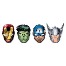 Maschere avengers carta - 4,
