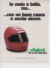 advertising Pubblicità-CASCHI MOTO VITALONI 1976 MOTOSPORT  HELMET VINTAGE