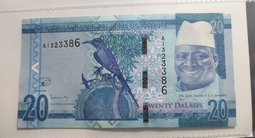 Banconote mondiali gambia - mondiali, 20