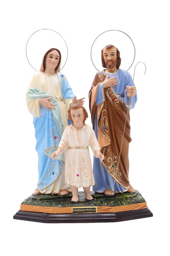 Statua sacra famiglia gesù - sacra,