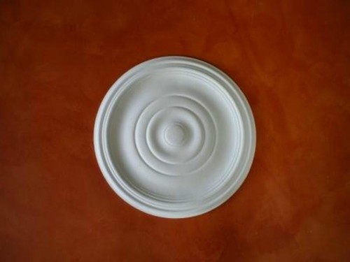 Rosoni gesso bianco per - rosoni, in