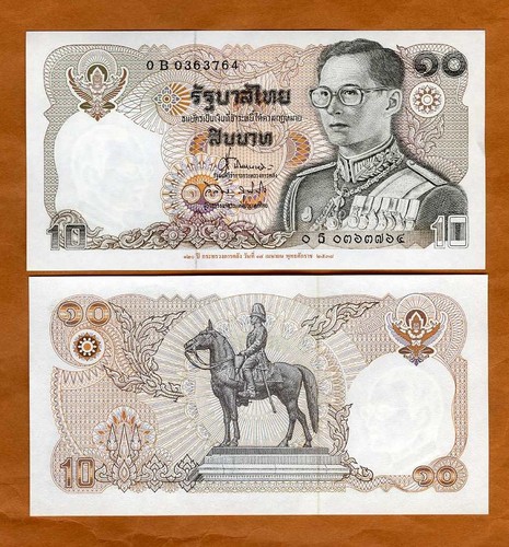 Thailandia baht nd - thailandia,, 10