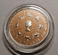 5 Sterline Argento 1993 40° anniversario - Incoronazione della regina Elisabetta
