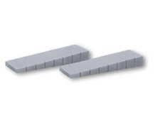 NOCH 66015 Scala HO Estremità dritte pensilina per stazione pz. 2 epoca III-IV 