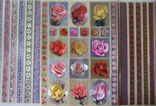 Adesivi bordi 1 sh rose - sh,