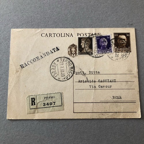 Intero postale regno - a),