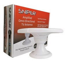 SNIPER Antenna TV digitale DVB-T da tetto per camper, roulotte e barche