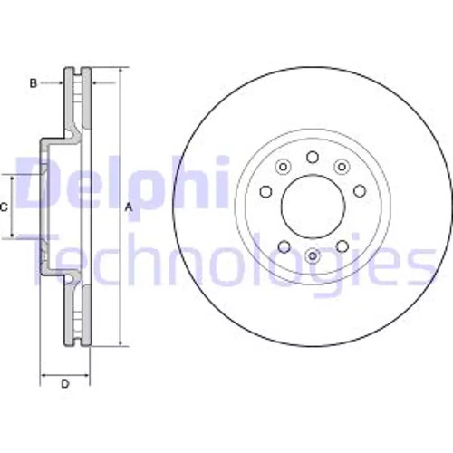 Set freni disco delphi - set,