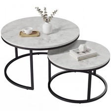 HOMCOM Set 2 Tavolini da