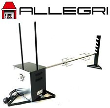 ALLEGRI® Girarrosto Tournebroche Grill 220v Velocita Variabile 100 cm