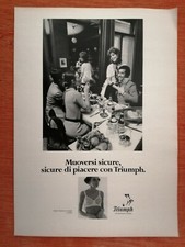 PUBBLICITA' ORIGINALE - ADVERTISING MODA INTIMO "TRIUMPH" del 1970