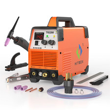 HITBOX TIG200 3 in 1 Saldatrice MMA ARC HF TIG IGBT Inverter Stick Saldatrice Ar