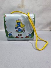 BORSETTA PORTA PRANZO PUFFETTA I PUFFI 1983 PEYO VINTAGE