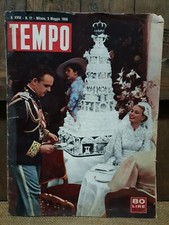 TEMPO-n19-MILANO 3/05/1956-RANIERI DI MONACO-COSTUME-STORIA-POLITICA-RELIGIONE