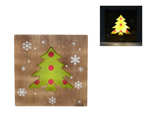 Quadro natalizio luminoso - natalizio,