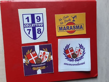 LOTTO DI 10 ADESIVI STICKERS ULTRAS FIORENTINA