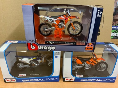 Modellino giocattolo motocross