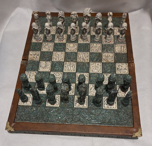 Set scacchi backgammon maya - scacchi,