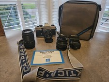Praktica MTL5 B fotocamera pellicola vari obiettivi + flash e custodia vintage ottime condizioni rara