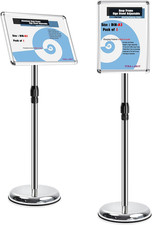 A3 Espositore Informativo Da Pavimento, Regolabile in Altezza, Ruotabile Support