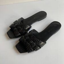 Saint Laurent YSL sandali slides UK 5,5 ottime condizioni Nu Pieds croc mules omaggio nero
