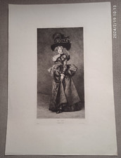 Gravure eau-forte de  Goupil