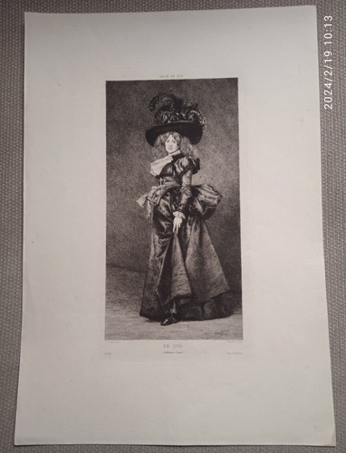 Gravure eau forte - de, goupil
