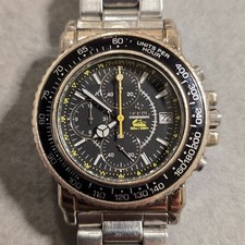 Breil Manta V010 Quarzo Cronografo Vintage Diver 39mm Orologio Funzionante