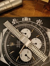 Bracciale Cartuccera per orologi vintage Acciaio 18mm NOS nuovo