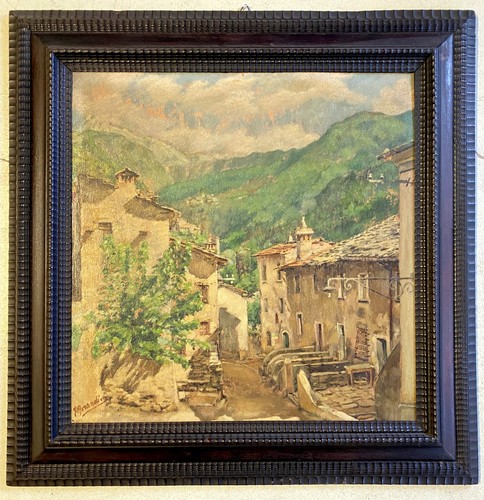 Grande antico dipinto - grande,