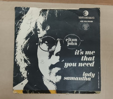 ELTON JOHN 45 GIRI 7" IT'S ME THAT YOU NEED ITALY 1969 SIR-D.J. 20.101 USATO
