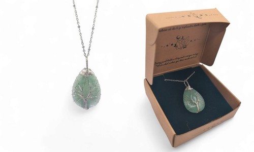 Ciondolo goccia albero - a,