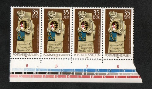 Ddr 1984 postmeilensäulen - 1984,