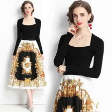 Tailleur Completo Nero Oro Set