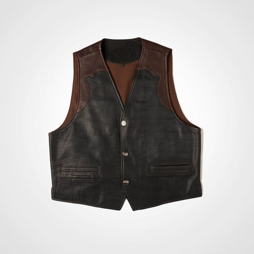Gilet uomo vera - pelle, mucca