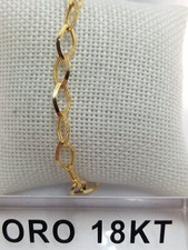 Bracciale in oro giallo 750 18