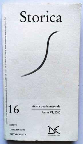 Storica rivista quadrimestrale - storica,