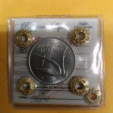 10 LIRE 1965 FDC RARA PERIZIATA  REPUBBLICA ITALIANA