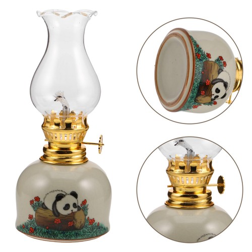Lampada retrò ceramica - lampada,